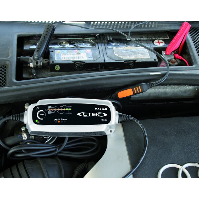 CTEK MXS 5.0 T & C Caricabatteria di mantenimento Dispositivo Batteria Tester Charger Nuovo 