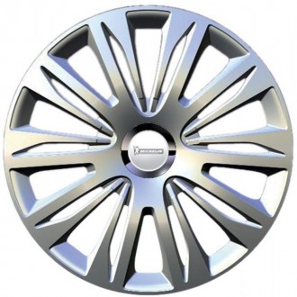 Copricerchi Michelin metallizzata cromo in ABS...