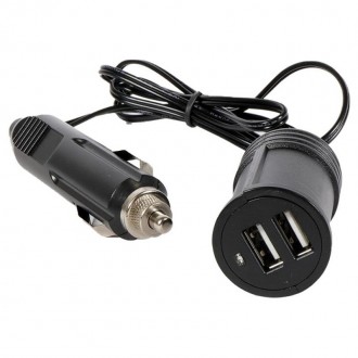 Caricabatteria auto a doppia presa USB con...