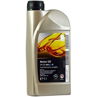 Olio motore Opel GM 5W-30  Dexos2  Sintetico  100%