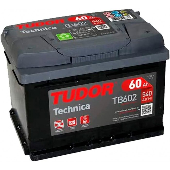 Batteria Auto Tudor Techica TB 602  60 Ah