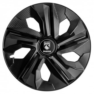 Copricerchi Momo Blade nero lucido carbon...