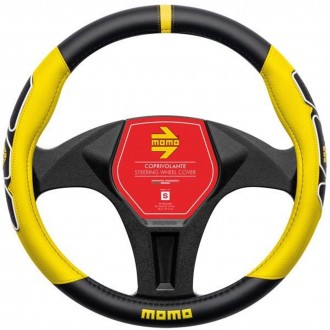 Coprivolante  Momo Fun nero/giallo