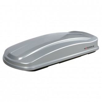 Box auto Nordrive in Abs 430 Litri Grigio lucido