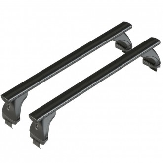 Barre portatutto in alluminio nero Nordrive...