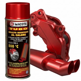 Vernice spray resistente al calore 800°C Rosso...