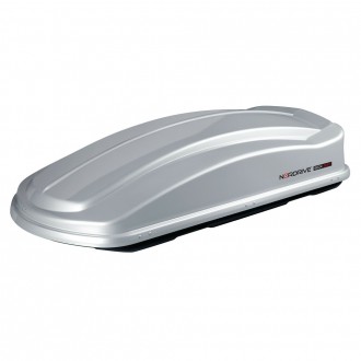 Box auto Nordrive in Abs 630 Litri  Argento lucido