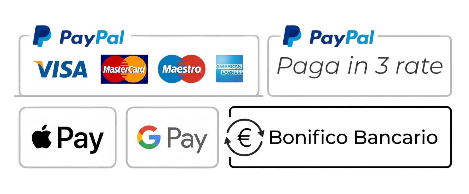 Carte di credito e pagamenti disponibili su Autoricambi Emmedue